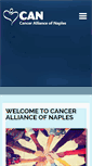 Mobile Screenshot of cancerallianceofnaples.com